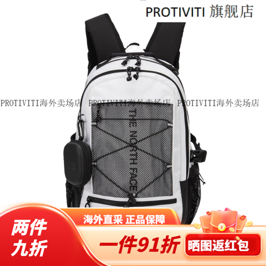 North Face 24 white label limited edition large capacity multifunctional school bag outdoor backpack DQ02 NM2DQ02K off-white white label 24 models (48x32*16