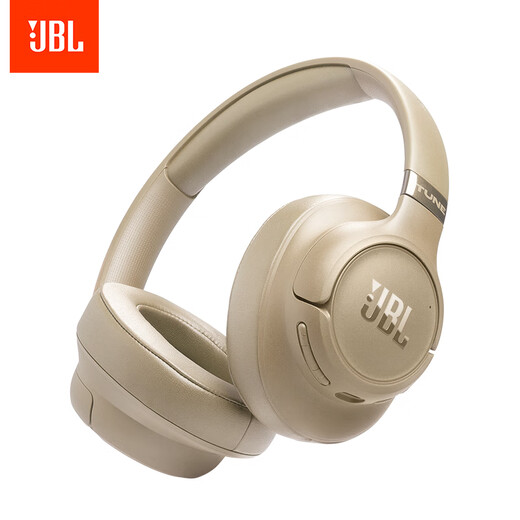 JBL TUNE 780NC Head-mounted Active Noise Canceling Bluetooth Headphones Mobile Headphones Gaming Wireless Wired Headphones Mocha Color
