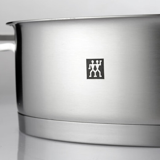 Zwilling German ZW-C128 double-layer thickened stainless steel double-eared deep-burning pot stew pot soup pot steamer wok non-stick pot Zwilling ZW-C131 24cm deep-burning pot