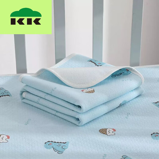 Kocotree透气可洗隔尿垫婴儿童大号防水垫新生儿用品尿布垫姨妈月经垫 太空小熊A类纯棉+防水 50*70cm一条