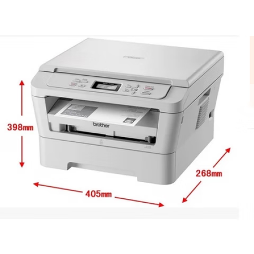 Brother 7055 black and white laser printer receipt/ID card one-touch copy and scan multi-function machine Brother 7360 package one computer printing