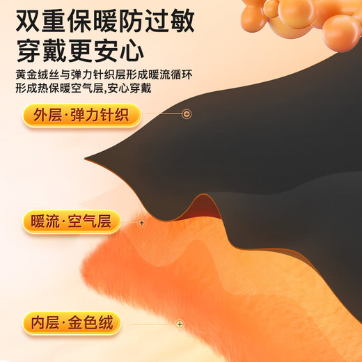 Li Ning knee pads to keep warm old cold legs, joint injuries, synovial membrane heating, cold protection, plus plush velvet protective paint cover for middle-aged and elderly men and women