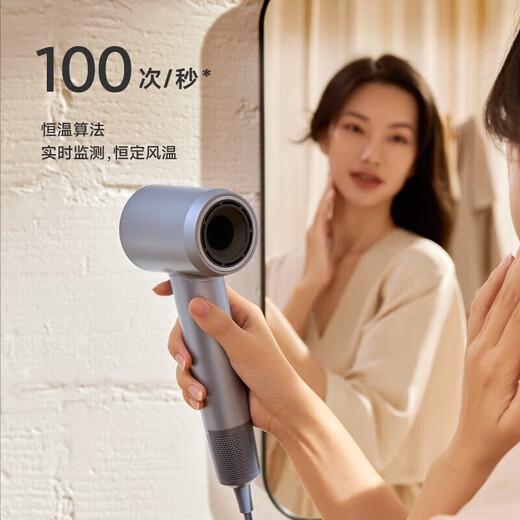 LAIFEN high-speed hair dryer, quick-drying household hair dryer, LAIFEN negative ion hair dryer, birthday gift, Mid-Autumn Festival gift, gift for parents, friends, elders, LAIFEN LF03 flash silver