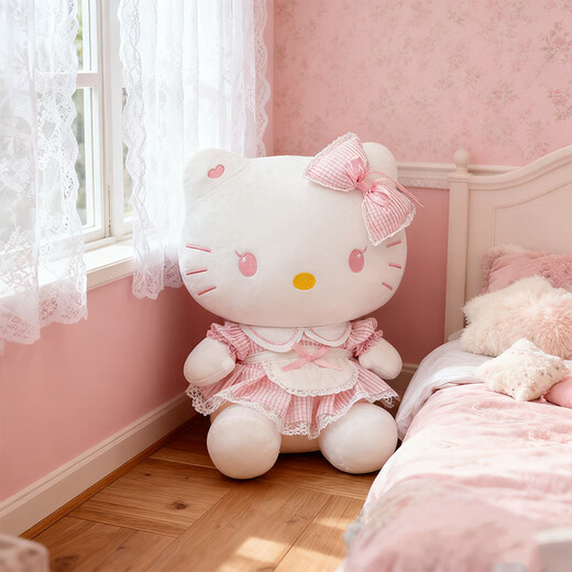 Hello Kitty Sanrio plush toy doll ragdoll pillow birthday Christmas gift for women 52cm Hello Kitty doll
