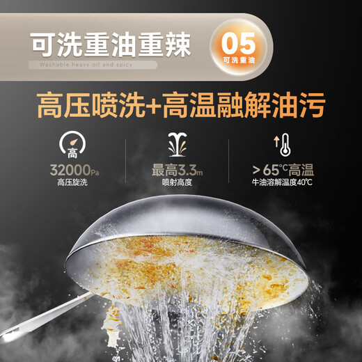 Canbo dishwasher built-in home dual high-temperature spray UV sterilization 100 hot air drying first-class water efficiency kitchen built-in dishwasher disinfection machine XWJ13-QB06 13 sets 304 stainless steel liner