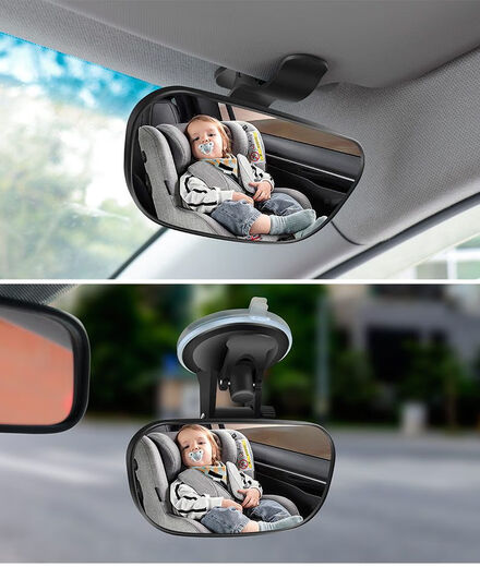 Zuimi Japan imported quality three or four-wheel car baby viewing mirror car child rear safety seat rearview mirror plus style 1 clip