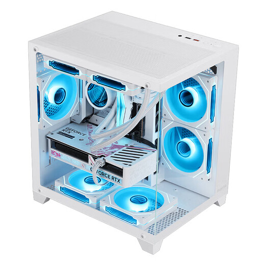 Colorful 12-term interest-free RTX5070 5060 Ti host 12600KF desktop DIY assembly computer 14490F e-sports live game machine 12-term interest-free 14490F+RTX5060 pure white model