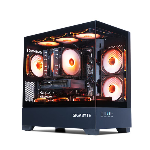GIGABYTE host core display cardless 14600K/14700KF/12600KF/265K computer desktop barebone desktop assembly computer DIY game console complete machine with eight 245K core display host