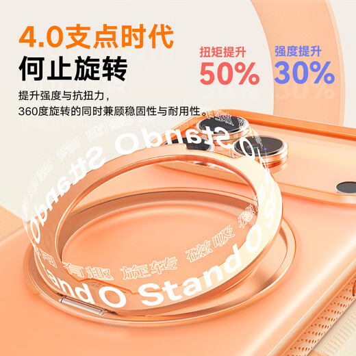 Turas Fulcrum Case O3Neo Papi Sauce Same Style丨Camera Buttons Fully Included Suitable for Apple 17promax mobile phone case iphone16pro Magnetic 15 Transparent Anti-fall Frosted Cedar White Hot Selling Model iPhone17ProMax (Camera Buttons Fully Included)