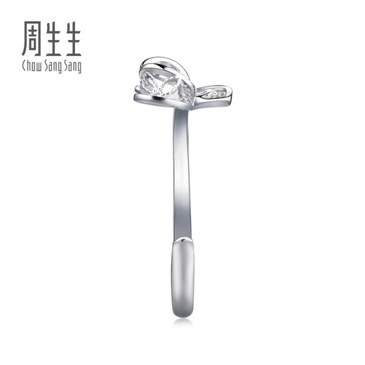 Chow Sang Sang Pt950 Platinum Bow Ring Women’s 91475R Pricing