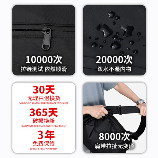 Pull back fitness bag women's wet and dry separation swimming training sports bag men's large capacity crossbody portable travel backpack