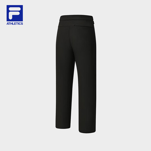 FILA woven trousers for men 2025 autumn new fitness sports loose cuff overalls paratrooper pants plus velvet black-BK L 175/84A/L