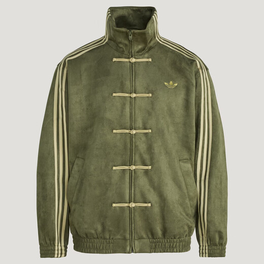 Adidas clover jacket men and women unisex new casual new Chinese style loose sports retro jacket KT3847 KT3847 M