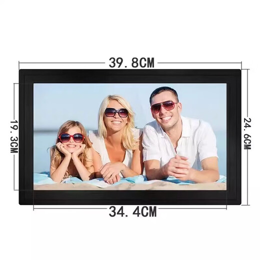 10寸15寸高清智能云相框 电子相册 触摸屏WiFi远程发布照片横竖屏 10寸白色32G内存+32G卡【插电款】