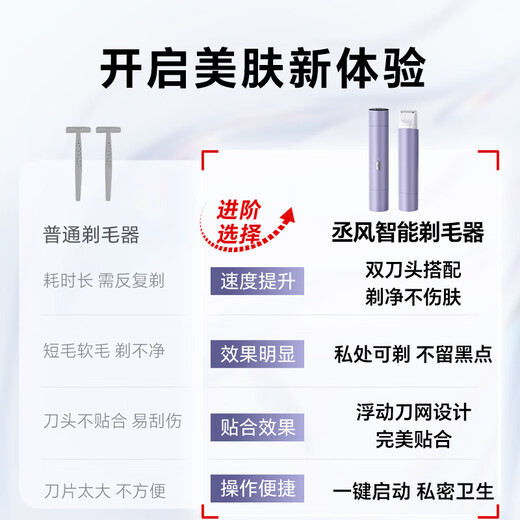 Chengfeng shaver private parts men and women vagina armpit leg hair bikini whole body electric hair remover