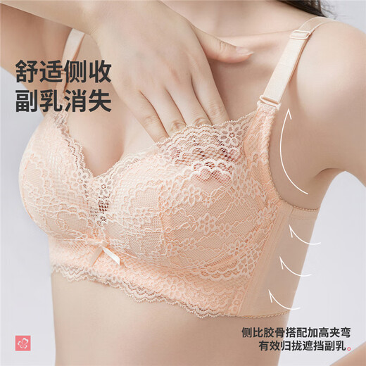 Urban Beauty Ben Ming Nian Red Underwear Set Women's Wireless Patented Side Push Push Up Lace Bra Set 2B25W2