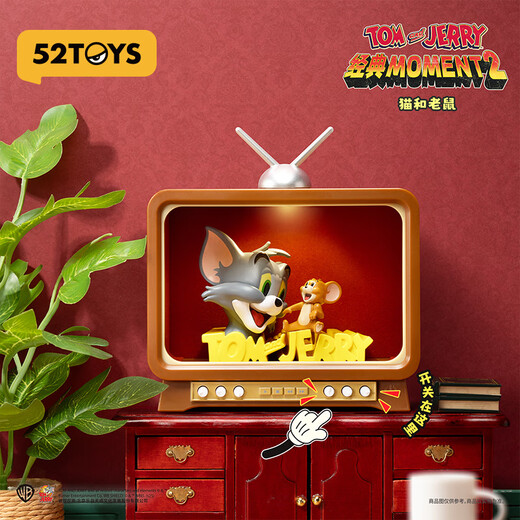52TOYS TOM and JERRY classic MOMENT 2 series blind box figures trendy toy ornaments single blind box (randomly sent, no designation accepted)
