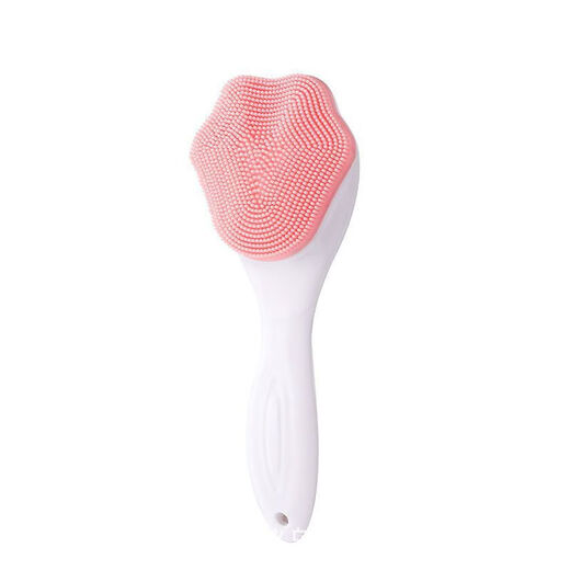 MiMali facial cleansing brush Internet celebrity soft bristle deep brush silicone manual cat claw cleansing brush long handle god cat claw cleansing brush blue