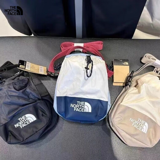 北面（The North Face）新款男女登山户外胸包运动腰包两用斜挎包旅游拼色手机包包 P70-L18-橘色 均码