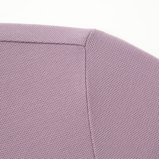 MONTAGUT Breathable long-staple cotton & jacquard lapel Autumn comfortable stretchable long-sleeved polo shirt JG Gray Purple S