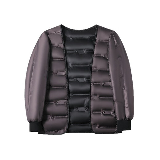 MAGIOPY luxury high-end brand men's wear removable down liner men's suit winter wear new middle-aged business casual suit black 2XL 185