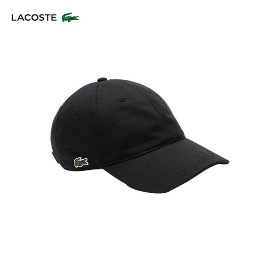 Crocodile (LACOSTE) accessories solid color unisex baseball cap peaked cap hat RK0440 031/black TU