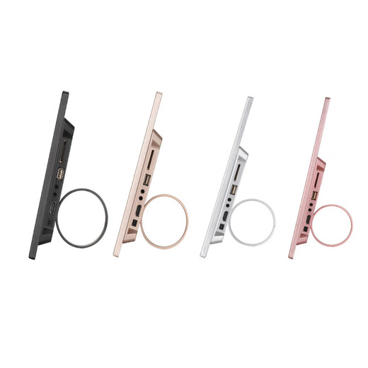 金属窄边12-13-15寸17寸智能数码相框HDMI广告机高清电子相册展架 8寸带16G卡 15寸带8G卡