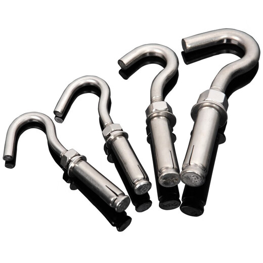 Expansion hook national standard galvanized screw expansion hook universal hook expansion bolt electric fan hook pull expansion bolt national standard M8 10 pieces