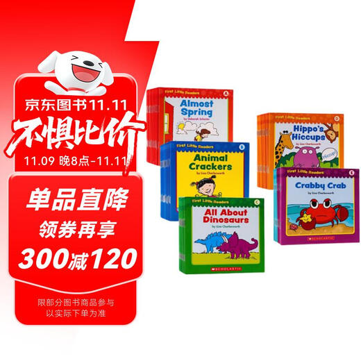 英文原版 学乐小读者系列 First Little Readers A-E&F级别116册 赠音频 零基础生活场景类分级阅读读物 美国学乐出版社