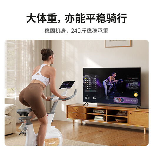 MOKFITNESSMOK (Mok)-Civi spinning bicycle home gym smart magnetic control professional weight loss exercise equipment silent Civi (glacier white)