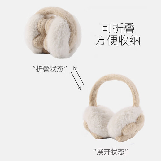 Memaru cute winter plush warm earmuffs for women in winter cycling anti-cold earmuffs antifreeze earbags ear protectors ear warmers