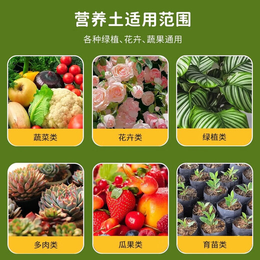 Nutrient soil, special soil for growing flowers and vegetables, household succulent potted flower soil, planting soil, universal home gardening fertilizer, recommended by horticulturists, high-quality nutrient soil 10Jin Jin is equal to 0.5kg