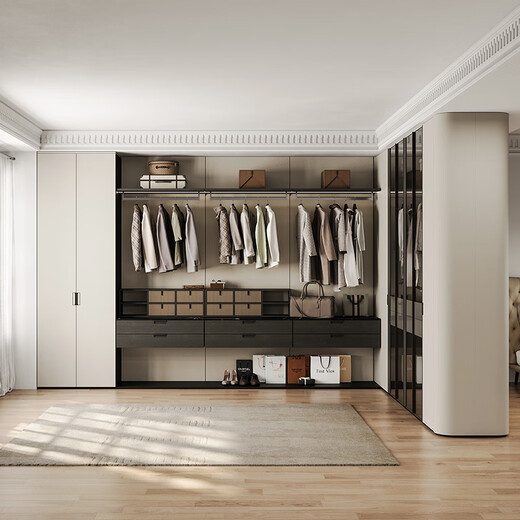 Lin's Home Furnishing National Subsidy Package Whole House Customized Wardrobe TV Cabinet Overall Furniture 17800 Package Package Price