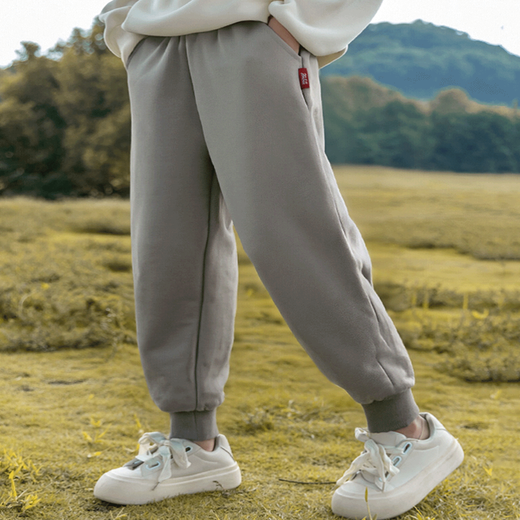 JEANSWEST CLUB children's sweatshirt and sweatpants new autumn handsome boy student trendy casual outer wear handsome long-sleeved sportswear autumn medium gray sweatpants reinforced twill fabric 160