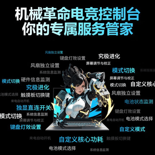 Mechanical Revolution Aurora Pro gaming laptop 4060 independent graphics i7 student high-performance thin and light air portable gaming notebook 16GB memory + 1TB solid state Aurora Pro i7-12650H/RTX4050 display prototype | two-year store warranty