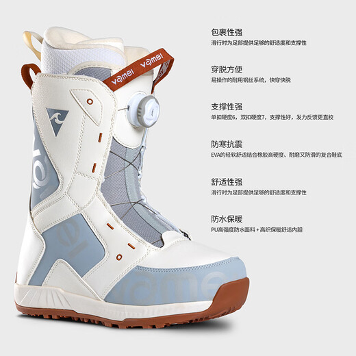 VameI Snowboard Juego De Snowboard Zapatos De Esquí con Fijación Tradicional Juego Completo Tabla De Piso Plana Snowboard para Todas Las Regiones VM72 148cm