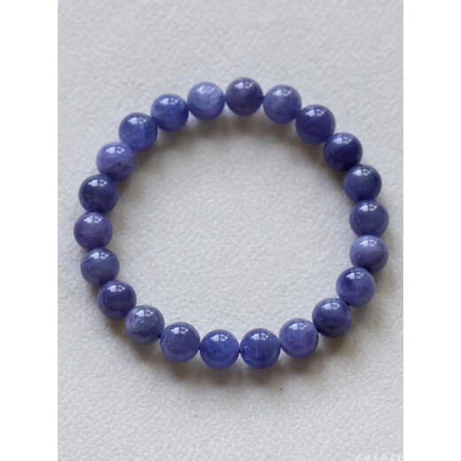 Lihu Tanzanite Ocean Heart Tanzania Bracelet Women's Purple Sapphire Crystal Gem Single Circle Bracelet Jewelry Gift R45 About 6.5-6.9mm