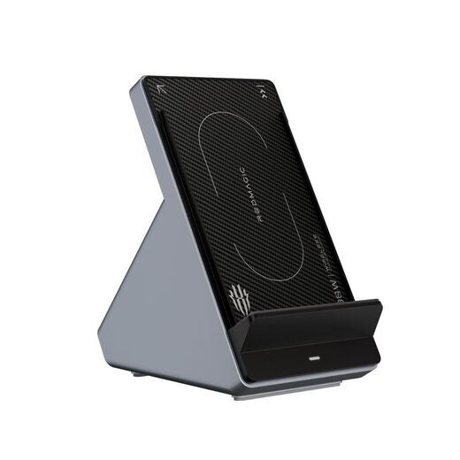 Nubia Red Magic Deuterium 80W Desktop Air-cooled Wireless Charger Fast Charging Suitable for Apple 17 Red Magic 11pro 80W Air-cooled Wireless Charging Base Set