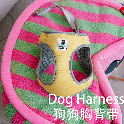 Cat 80,000 dog leash vest style breathable small dog walking leash Teddy Bichon harness dog chain Y18 M