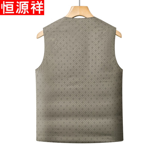 Hengyuanxiang 2025 new winter men's wool woolen coat middle-aged suit collar coat removable vest