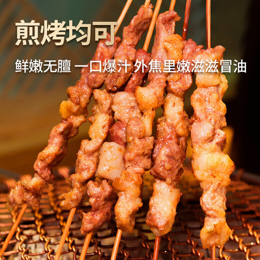 Xixianji Ningxia Yanchitan Lamb Raw Lamb Skewers 240g with Seasoning 180 Days Lamb BBQ Camping Ingredients