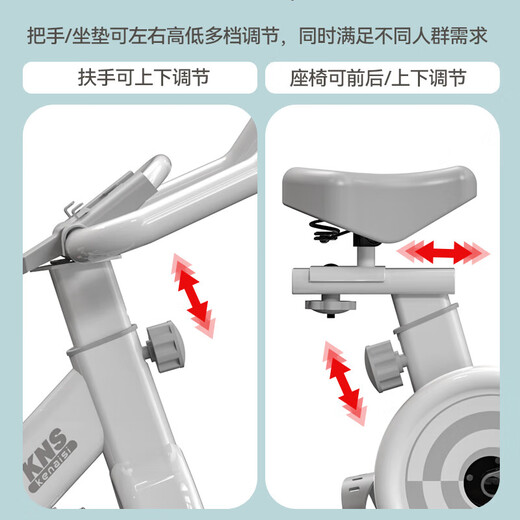 Cornes dynamic bicycle bicycle exercise bike riding platform home silent smart sports weight loss exercise white classic model