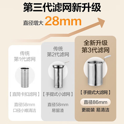 SUPOR health kettle, stew kettle, all-in-one fully automatic 1.8L large-capacity office scented tea making tea kettle and water all-in-one kettle kettle appointment insulation hot water kettle 316L stainless steel 1.8L+316L stainless steel 18YP05 1.8L