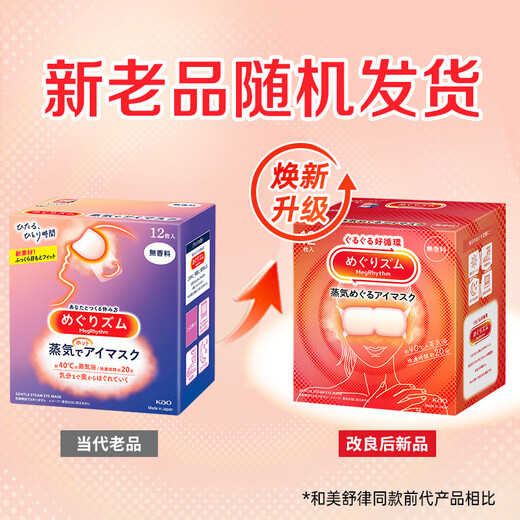 Kao (KAO) Dad's Random Test Mesolu Steam Eye Mask/Hot Compress (Unscented) 12 pieces to relieve eye fatigue