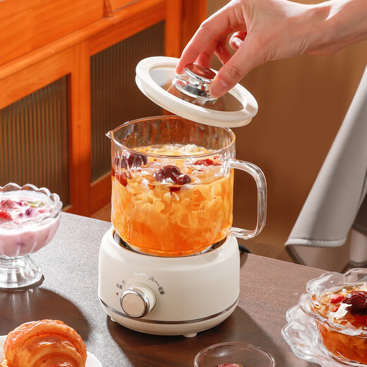 Qianliyuan annual meeting gift customization company year-end practical prizes for customers business souvenirs corporate employee gifts team building anniversary event souvenirs health pot gift box set off-white + gift box 0.6L