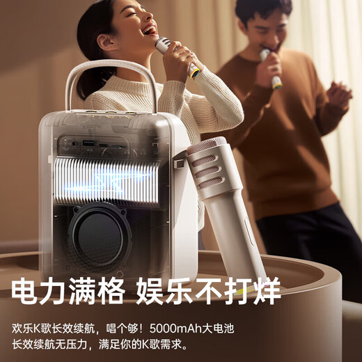 Jinyun First Release丨U Disk Version Lyrics Speaker Karaoke Microphone Speaker All-in-One Microphone Audio All-in-One Family KTV Set Singing Artifact Bluetooth Audio Gift K800