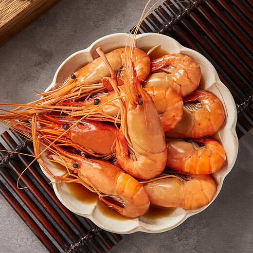 Member Store No. 1 cooked Macrobrachium rosenbergii 1.2kg (600g*2 boxes) Frozen ingredients from Suzhou 13-16 pieces/600g*2 boxes