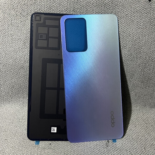 Suitable for 7 original factory disassembly 6 back cover 5 original glass back shell frosted 9 mobile phone battery cover reno7 Starry Night Black without frame 9 disassembly