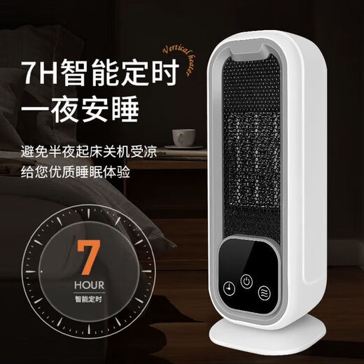 Xiaomi Guoba Winter Heater Household Small Electric Heater Silent Power Saving Royal Family Small Baking Stove Export to Domestic Sales Anti-fall-Mechanical Model PTC Ceramic Heating 3-speed Air Supply
