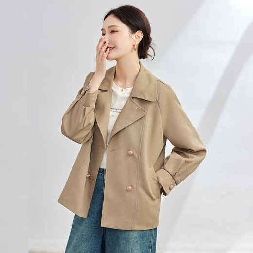 TERRE BLEUE fashionable high-end coat for women 2025 autumn new style small loose slim temperament versatile windbreaker